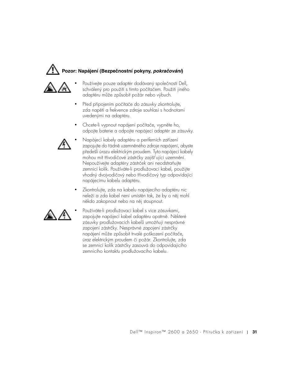 Dell INSPIRON 2600 User Manual | Page 33 / 168