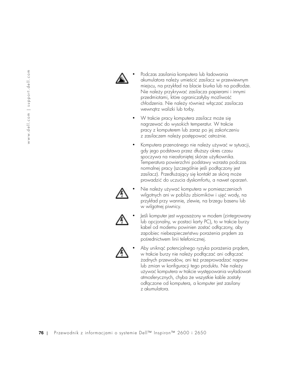 Dell INSPIRON 2600 User Manual | Page 78 / 168
