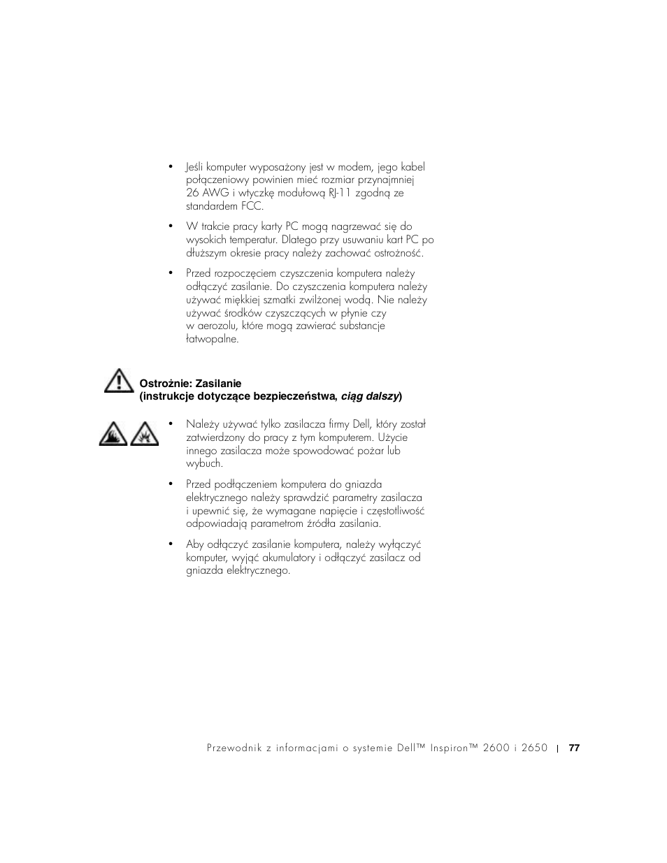 Dell INSPIRON 2600 User Manual | Page 79 / 168