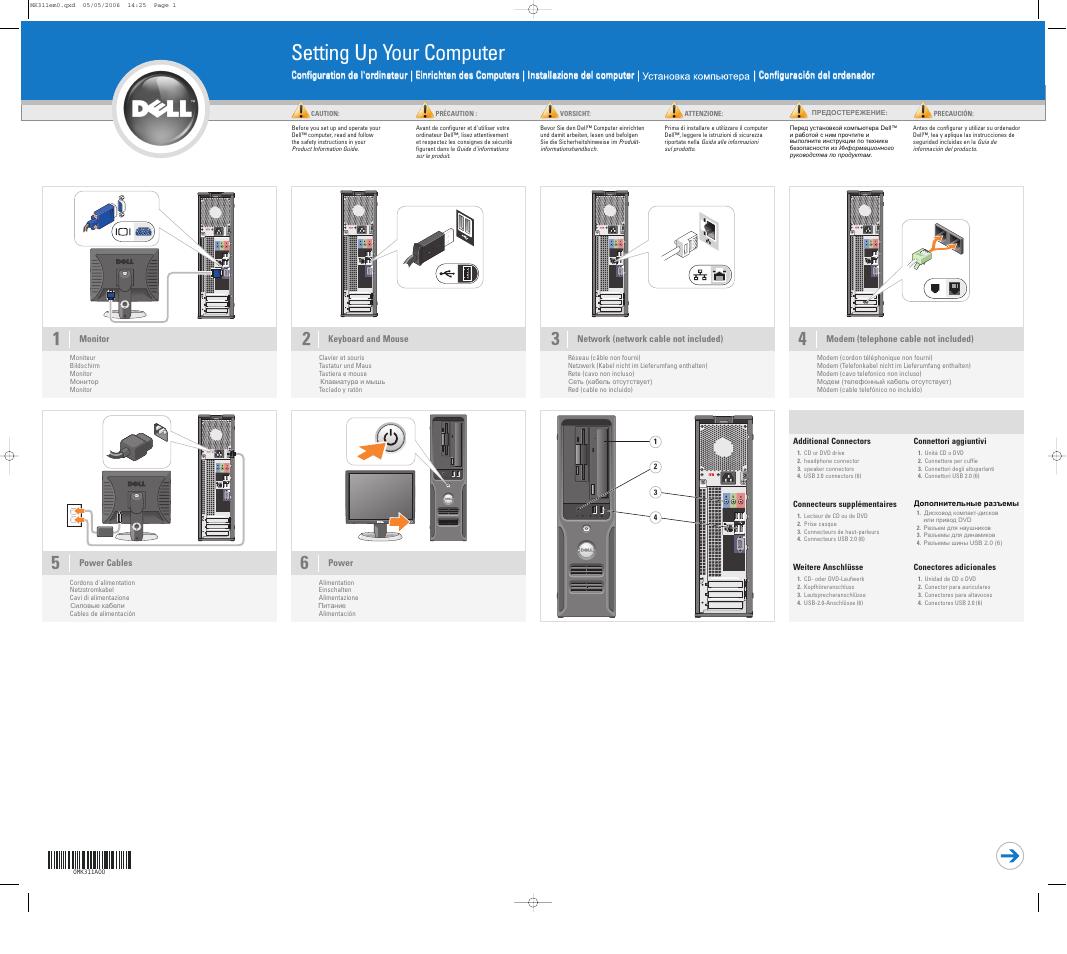 Dell Dimension 3100__E310 User Manual | 2 pages