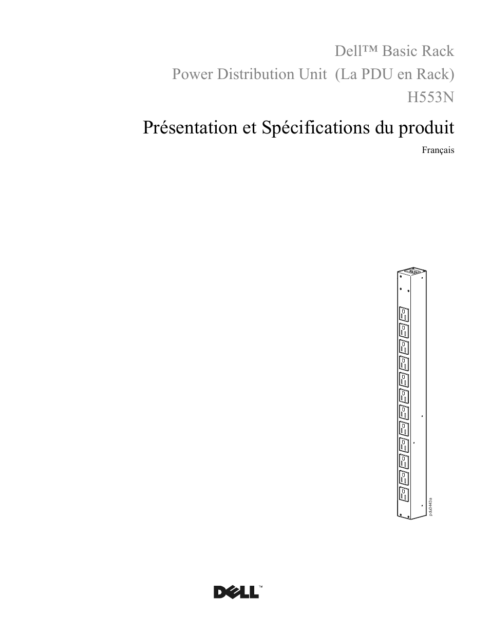 Français, Présentation et spécifications du produit | Dell Basic PDU User Manual | Page 6 / 9