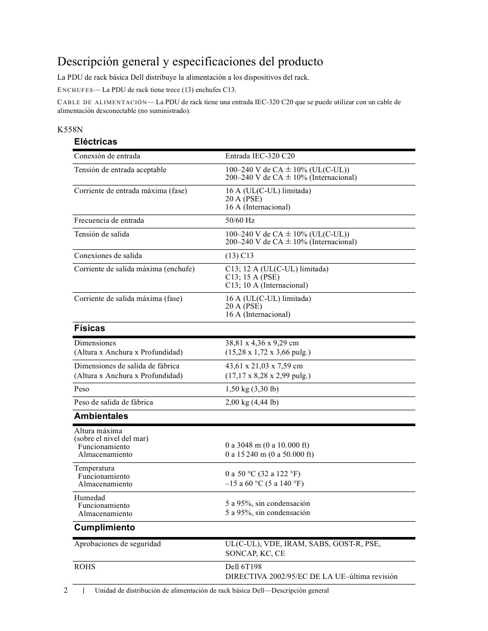 Dell Basic PDU User Manual | Page 8 / 27