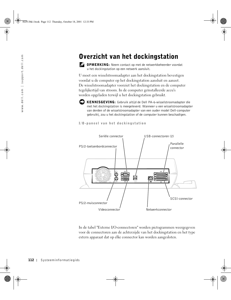 Overzicht van het dockingstation | Dell C__Dock II Expansion Station User Manual | Page 114 / 532