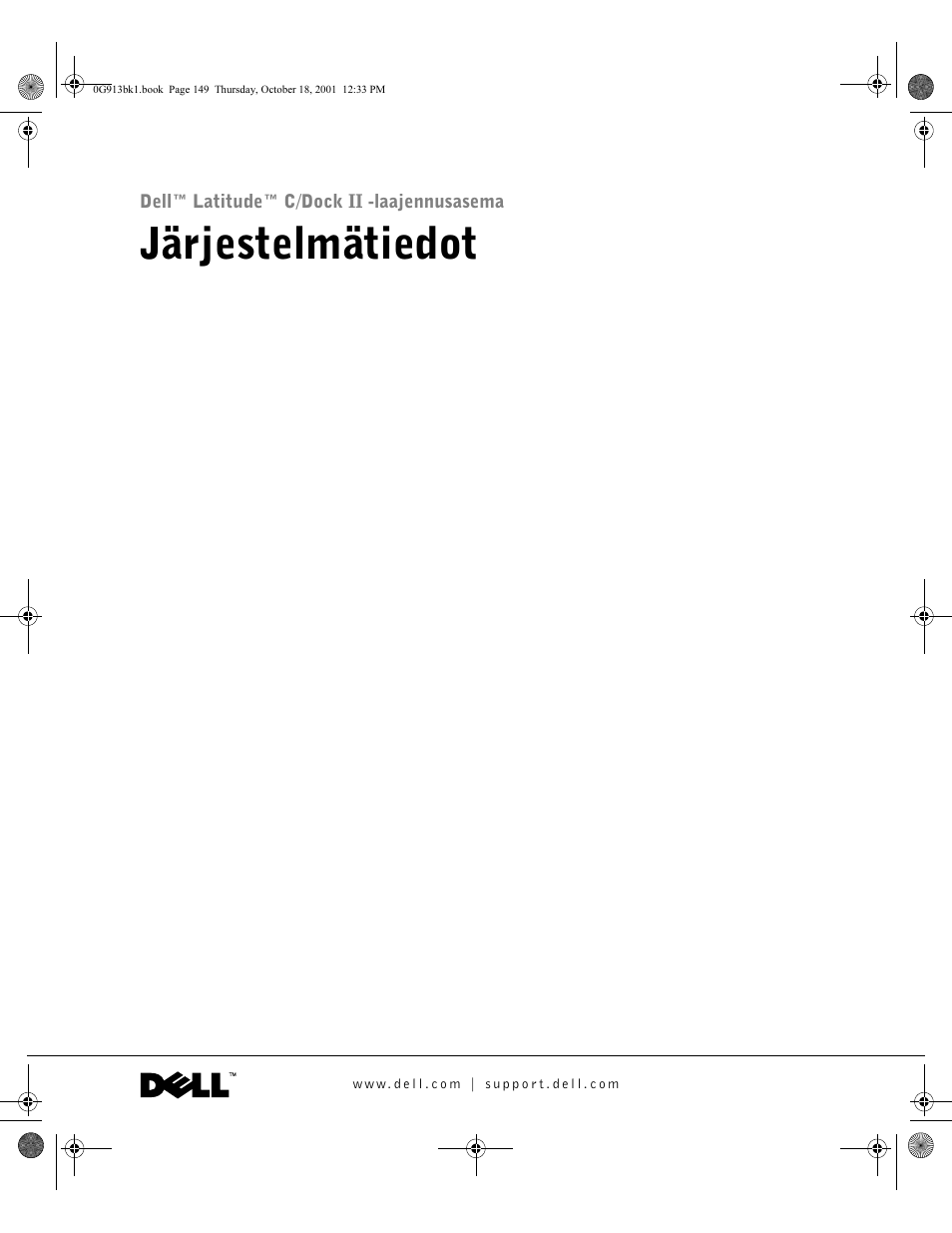 Järjestelmätiedot | Dell C__Dock II Expansion Station User Manual | Page 151 / 532