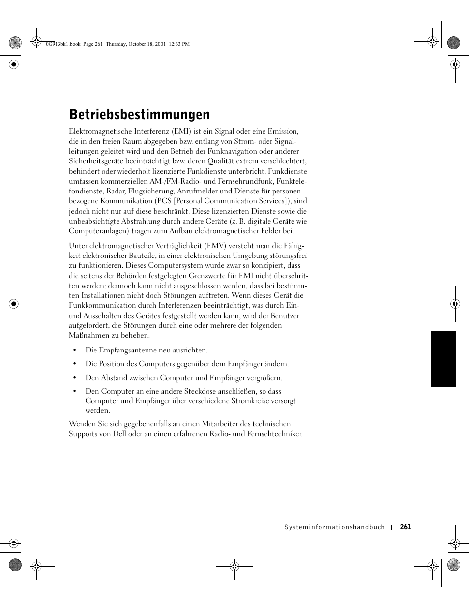 Betriebsbestimmungen | Dell C__Dock II Expansion Station User Manual | Page 263 / 532