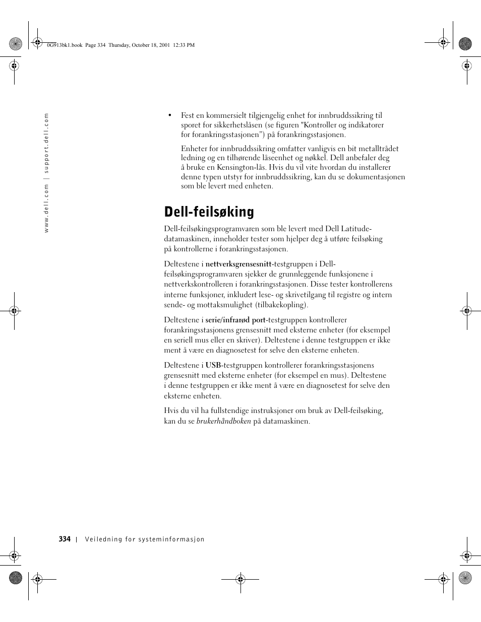 Dell-feilsøking | Dell C__Dock II Expansion Station User Manual | Page 336 / 532
