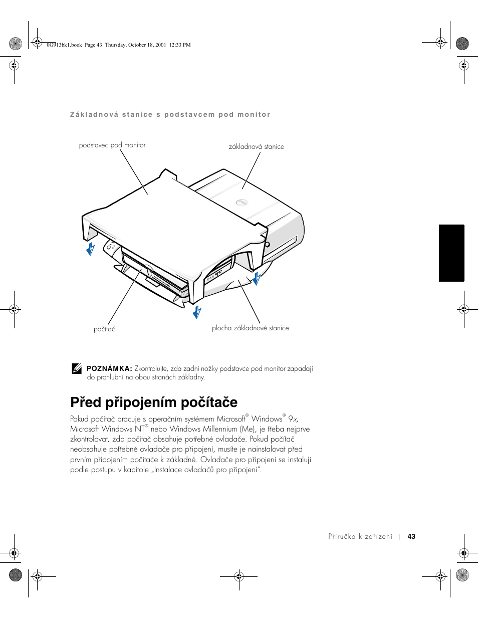 Před připojením počítače | Dell C__Dock II Expansion Station User Manual | Page 45 / 532