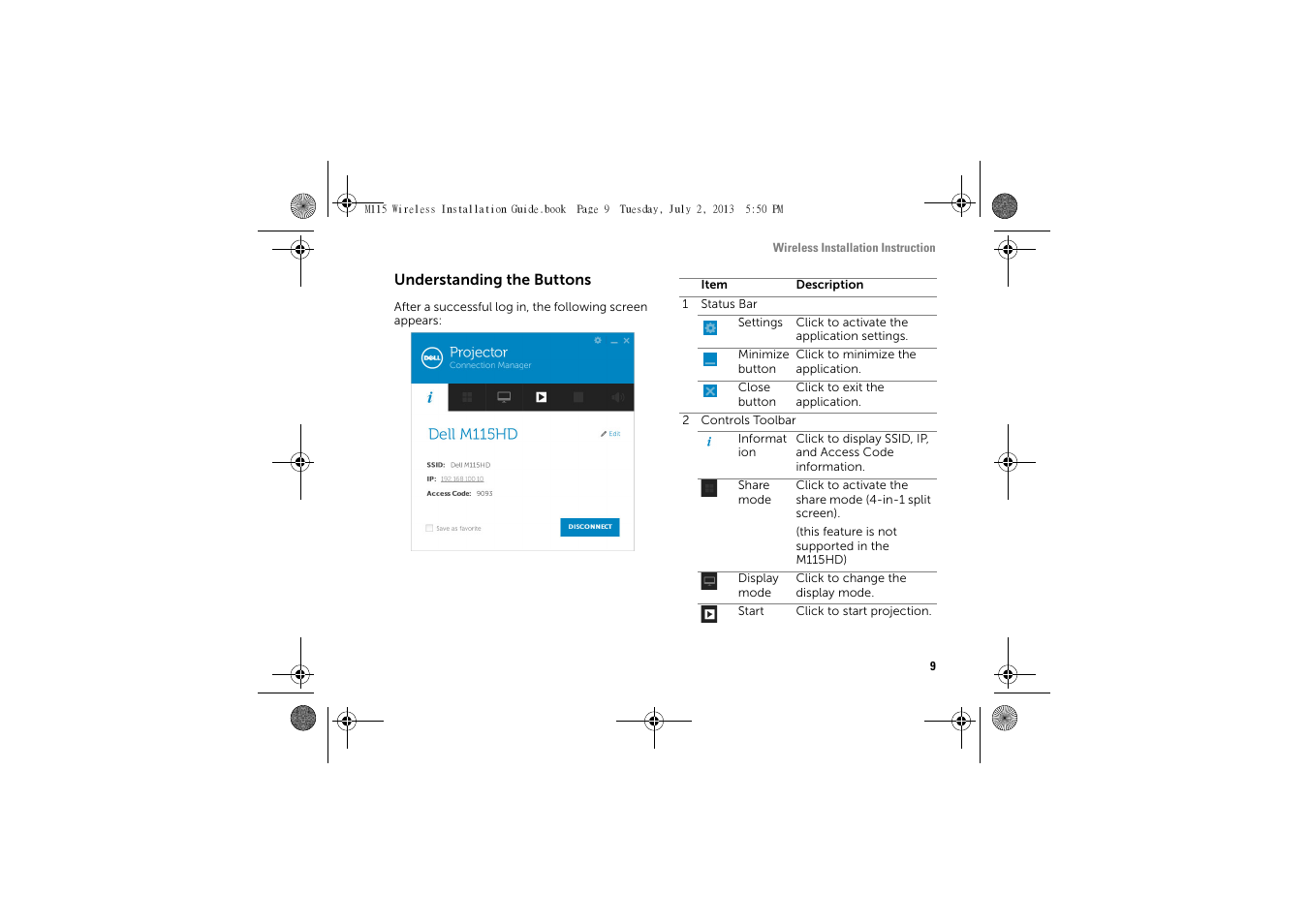 Dell Mobile Projector M115HD User Manual | Page 9 / 16