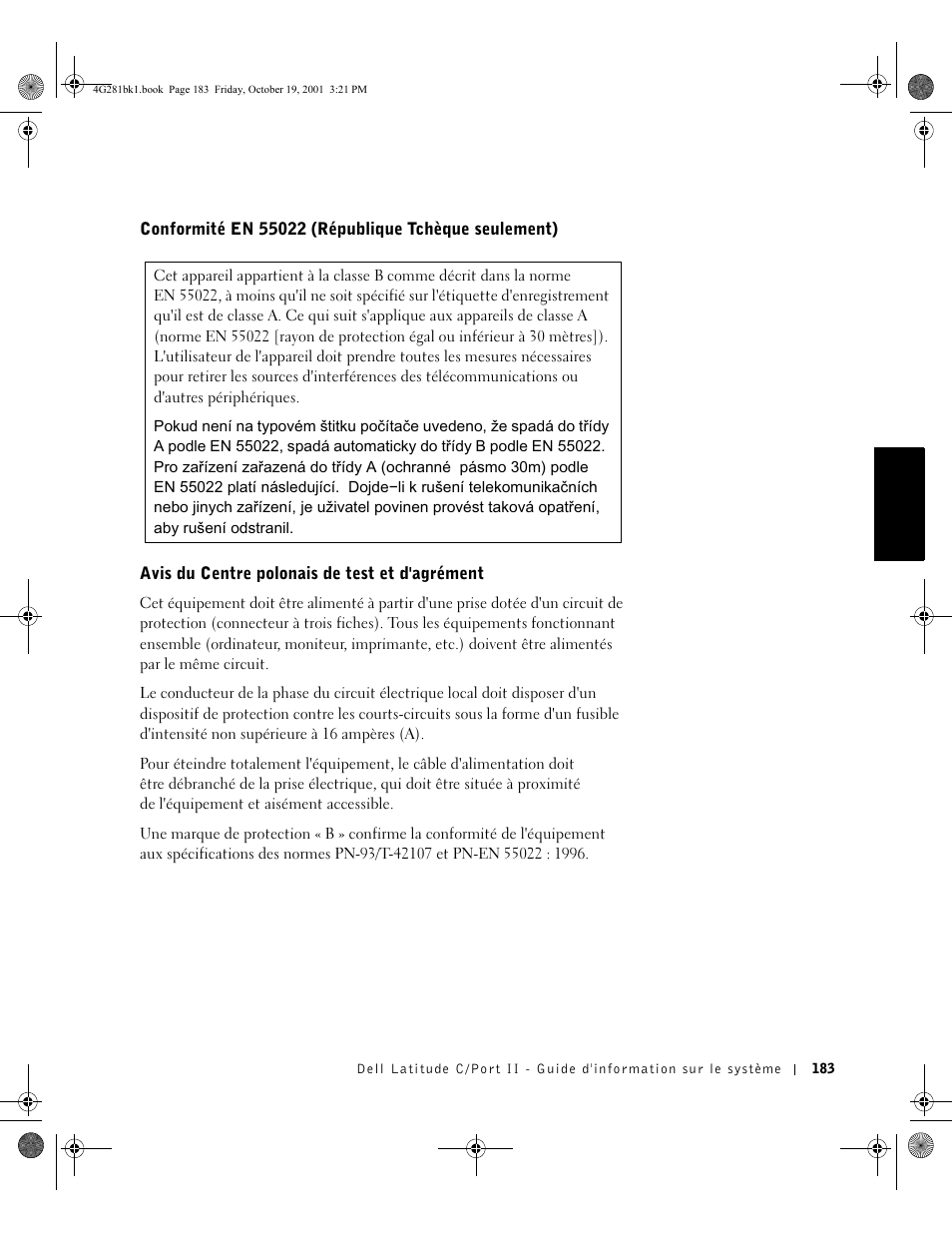 Dell C__Port II APR User Manual | Page 185 / 438