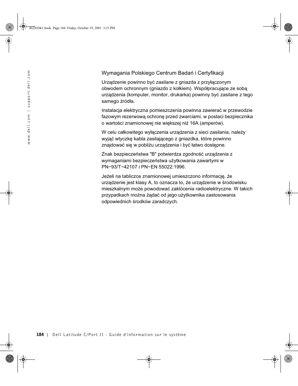 Dell C__Port II APR User Manual | Page 186 / 438