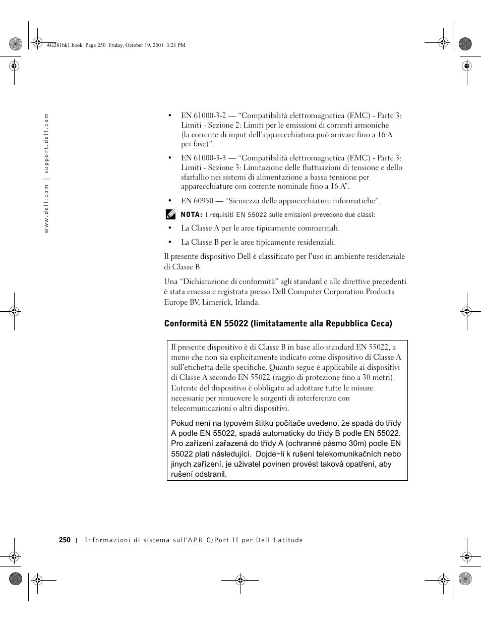 Dell C__Port II APR User Manual | Page 252 / 438