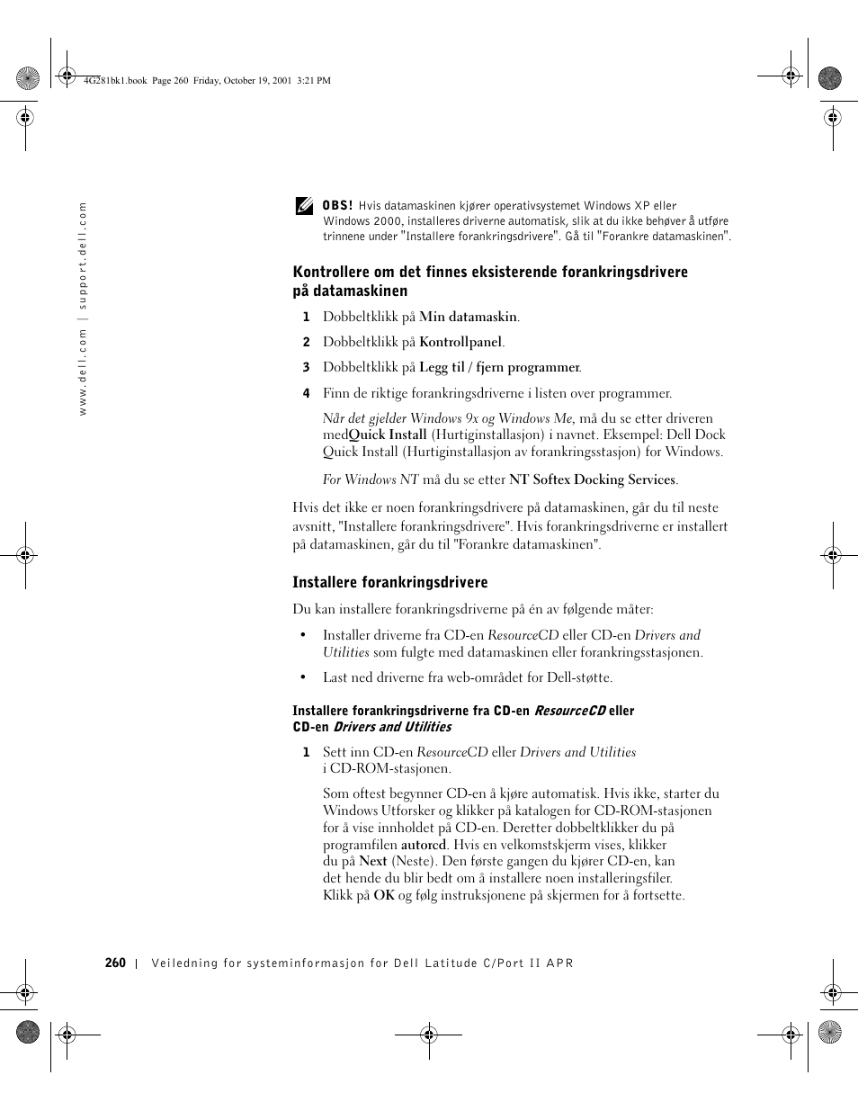 Dell C__Port II APR User Manual | Page 262 / 438