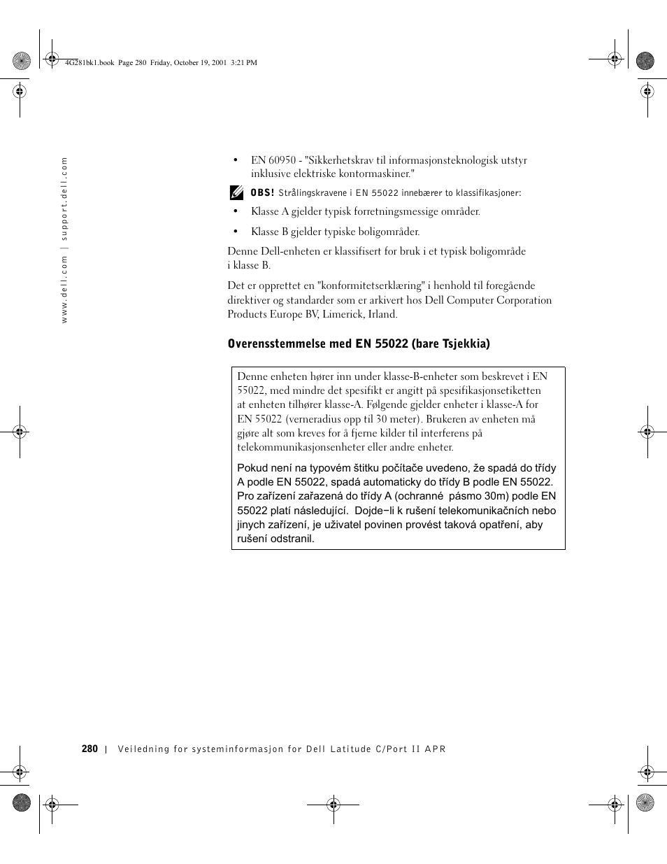 Dell C__Port II APR User Manual | Page 282 / 438