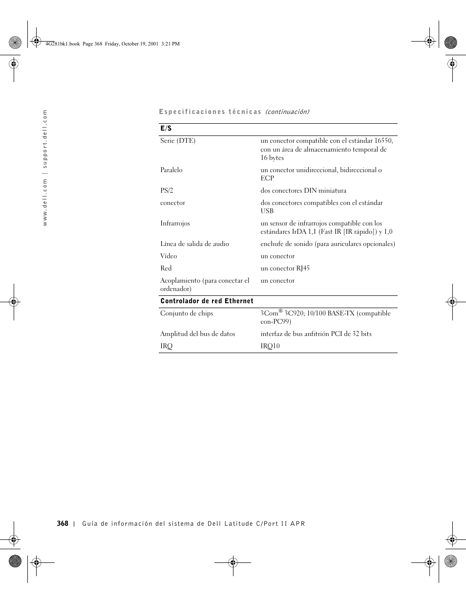 Dell C__Port II APR User Manual | Page 370 / 438