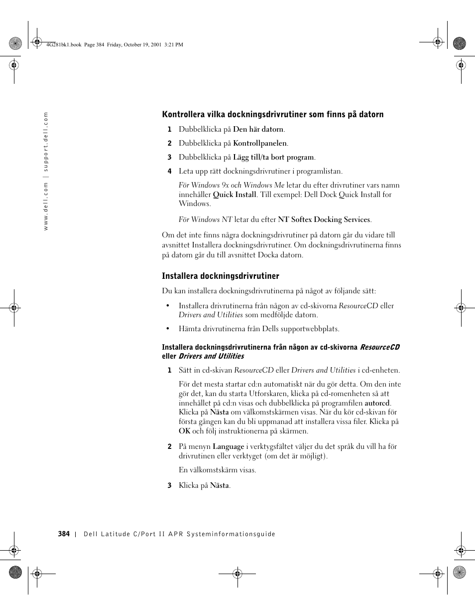 Dell C__Port II APR User Manual | Page 386 / 438