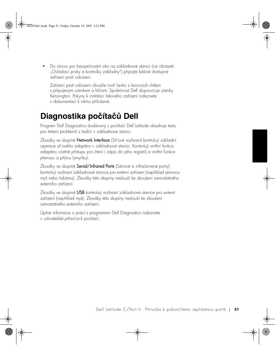 Diagnostika počítačů dell | Dell C__Port II APR User Manual | Page 53 / 438