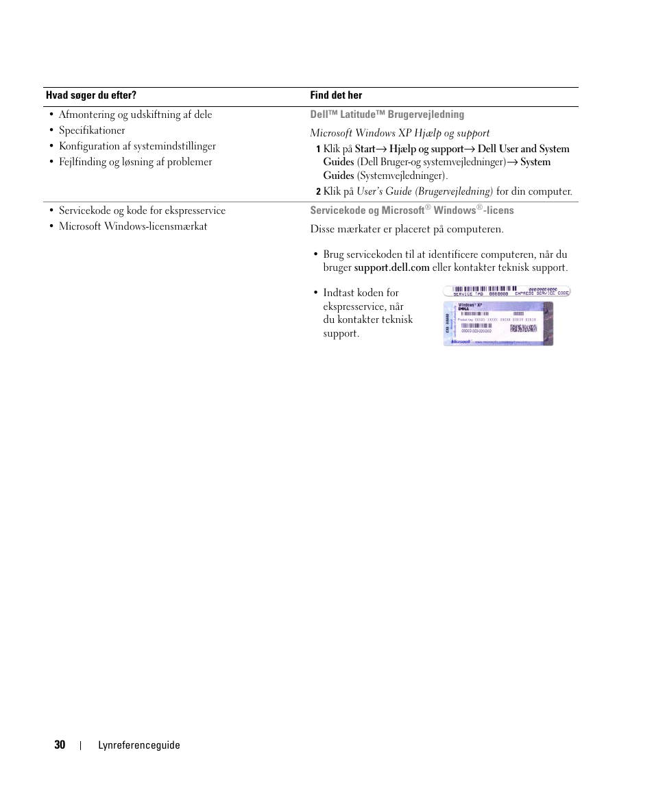 Dell Latitude D420 User Manual | Page 30 / 226