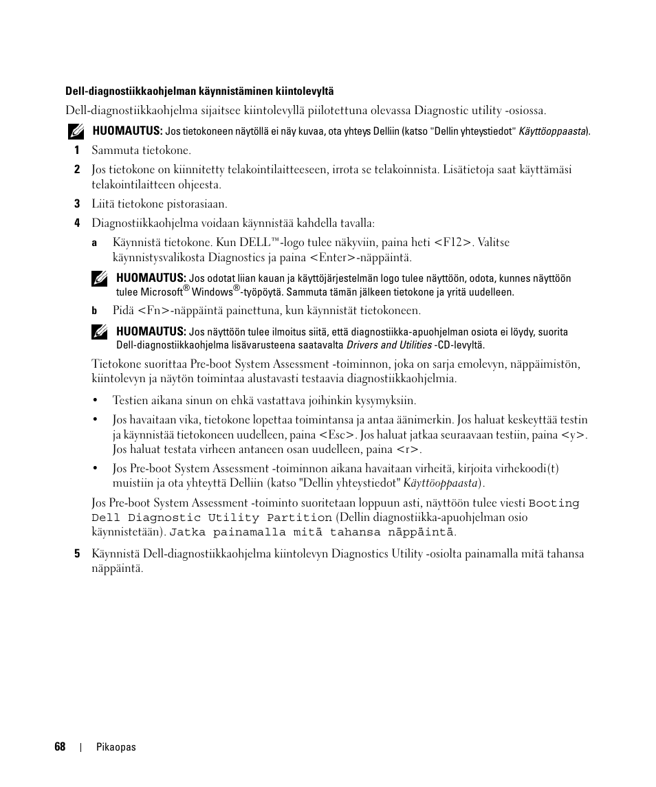 Dell Latitude D420 User Manual | Page 68 / 226