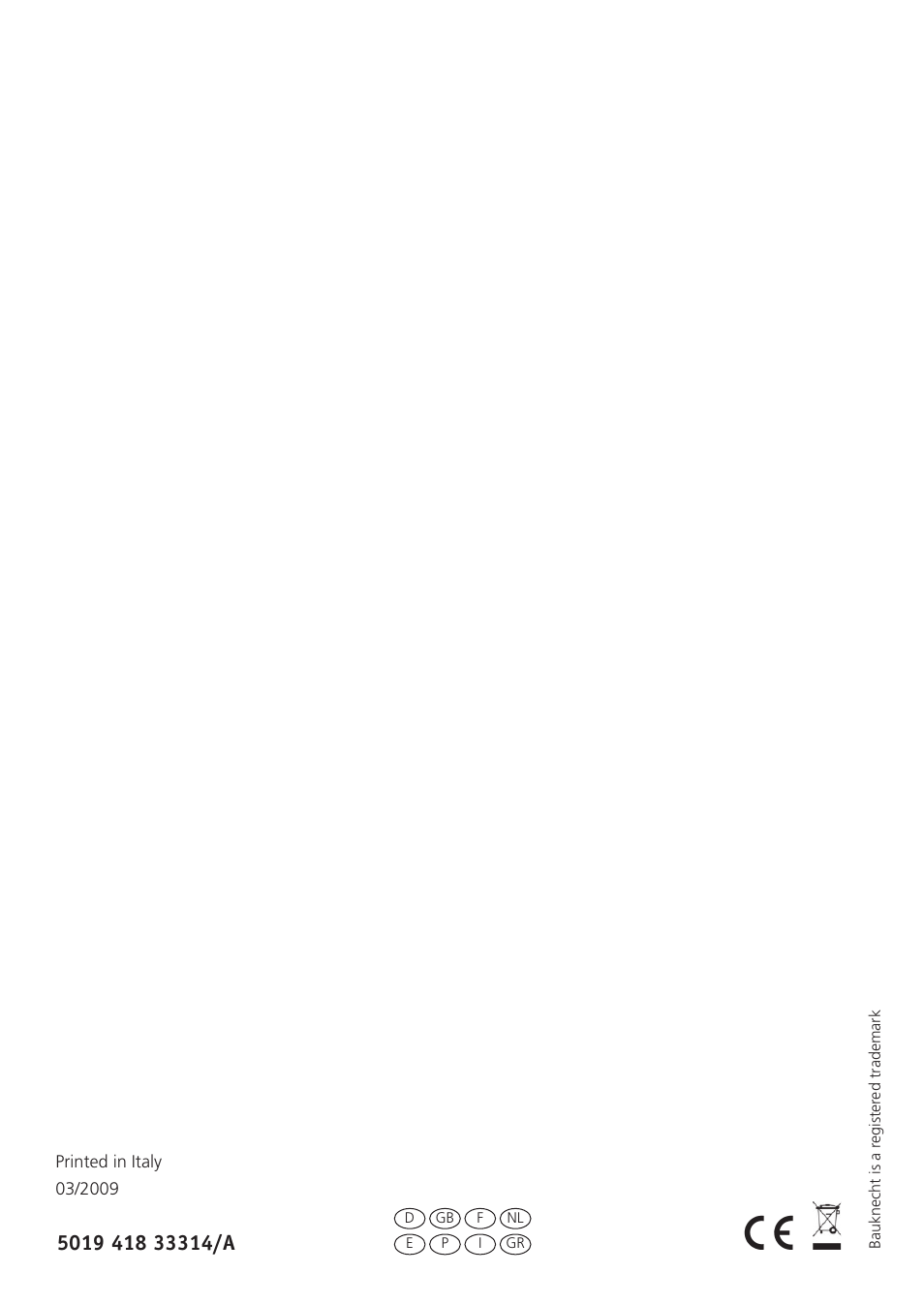 BAUKNECHT DTR 5890 / 02 IN User Manual | Page 68 / 68