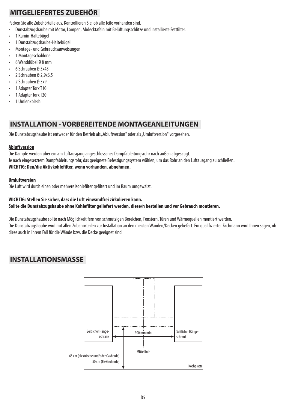 BAUKNECHT DTR 5890 / 02 IN User Manual | Page 7 / 68