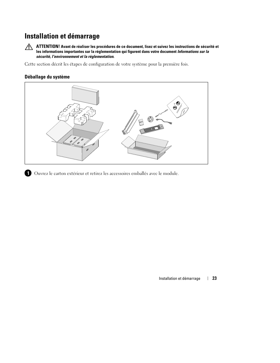 Installation et démarrage | Dell UPS 1000R User Manual | Page 27 / 184