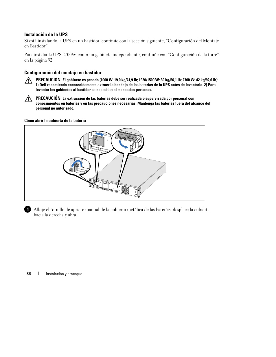 Dell UPS 1000R User Manual | Page 90 / 184