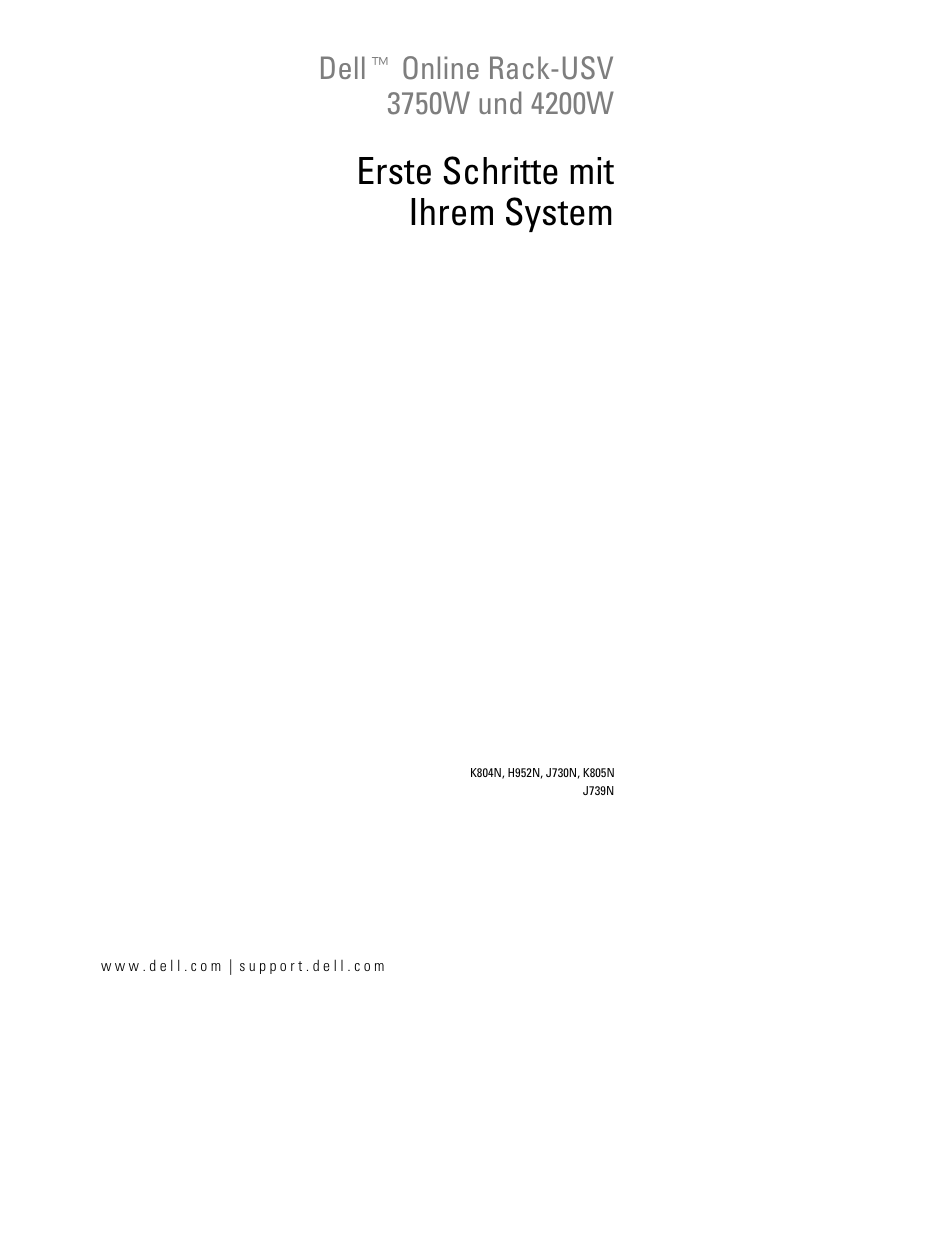 Erste schritte mit ihrem system | Dell UPS 4200R User Manual | Page 47 / 202