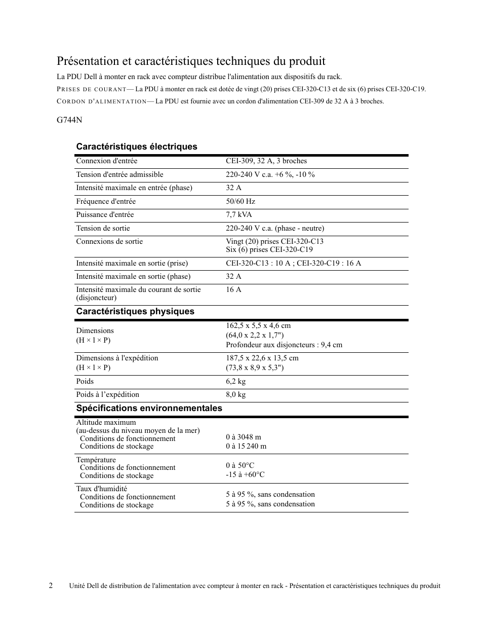 Dell Metered PDU LED User Manual | Page 6 / 32