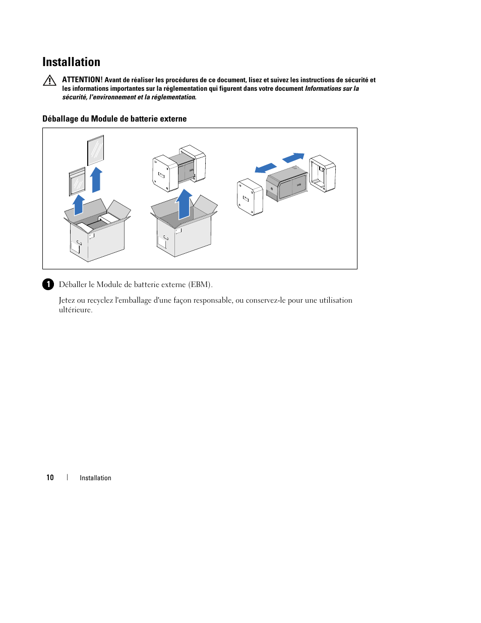 Installation | Dell UPS 1000T User Manual | Page 12 / 60