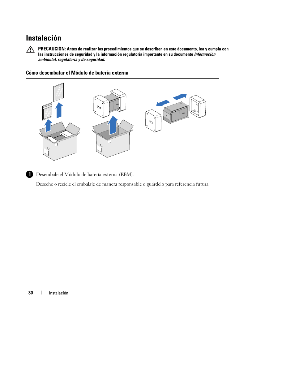 Instalación | Dell UPS 1000T User Manual | Page 32 / 60