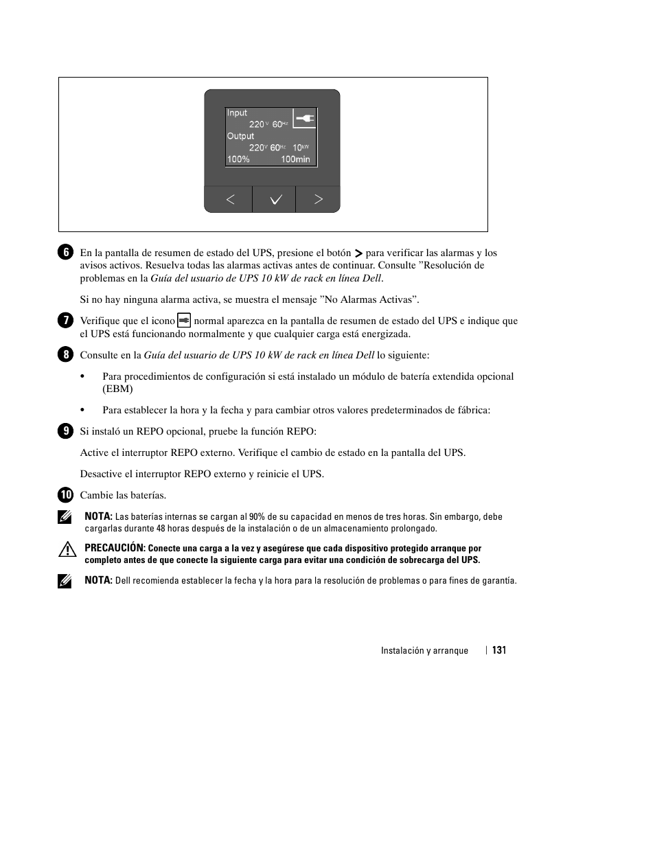 Dell UPS 10000R User Manual | Page 133 / 244