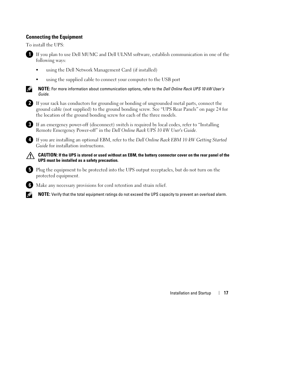 Dell UPS 10000R User Manual | Page 19 / 244
