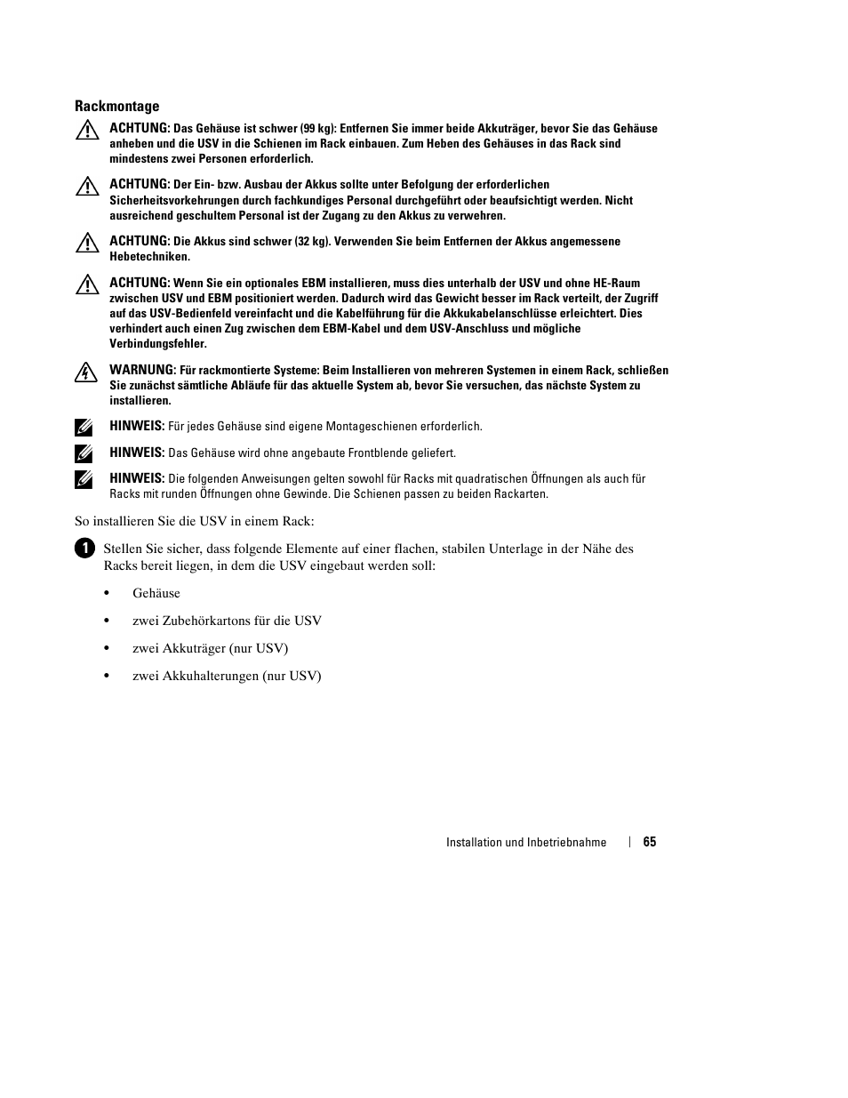 Dell UPS 10000R User Manual | Page 67 / 244