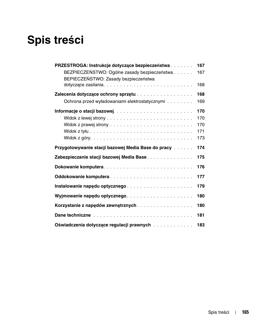 Dell Latitude D430 User Manual | Page 167 / 250