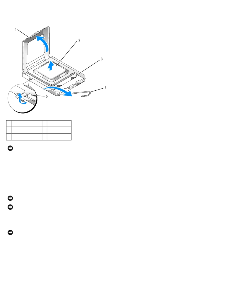 Installing the processor | Dell Dimension 5150__E510 User Manual | Page 50 / 72