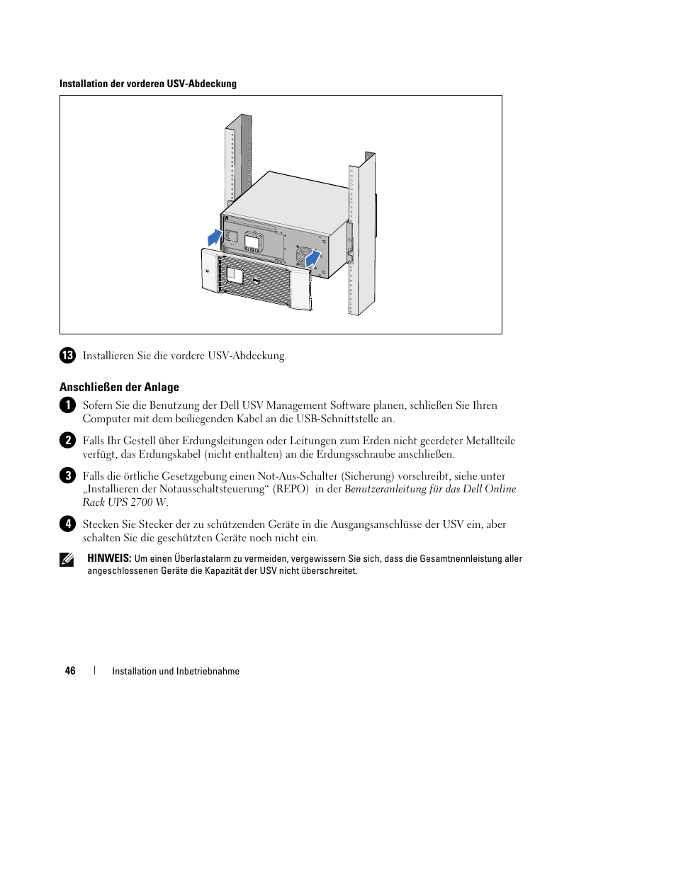 Dell UPS 2700R User Manual | Page 48 / 152