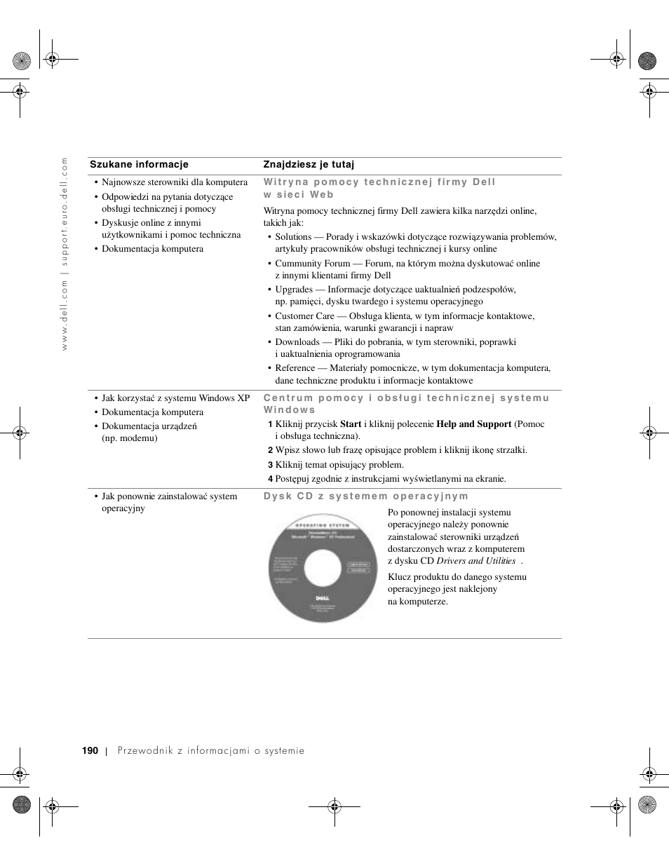 Dell LATITUDE D400 User Manual | Page 192 / 330