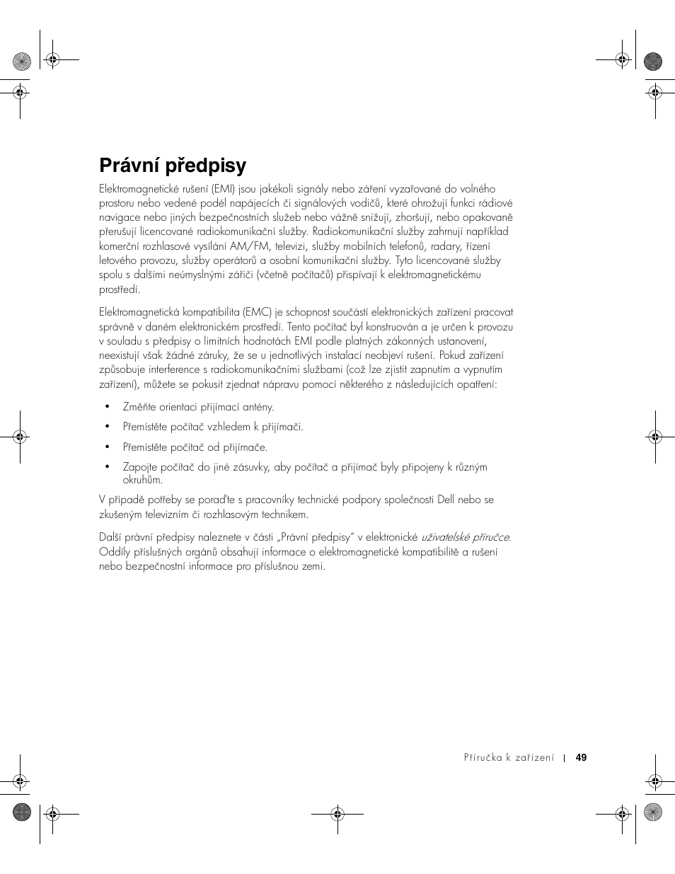 Právní předpisy | Dell LATITUDE D400 User Manual | Page 51 / 330