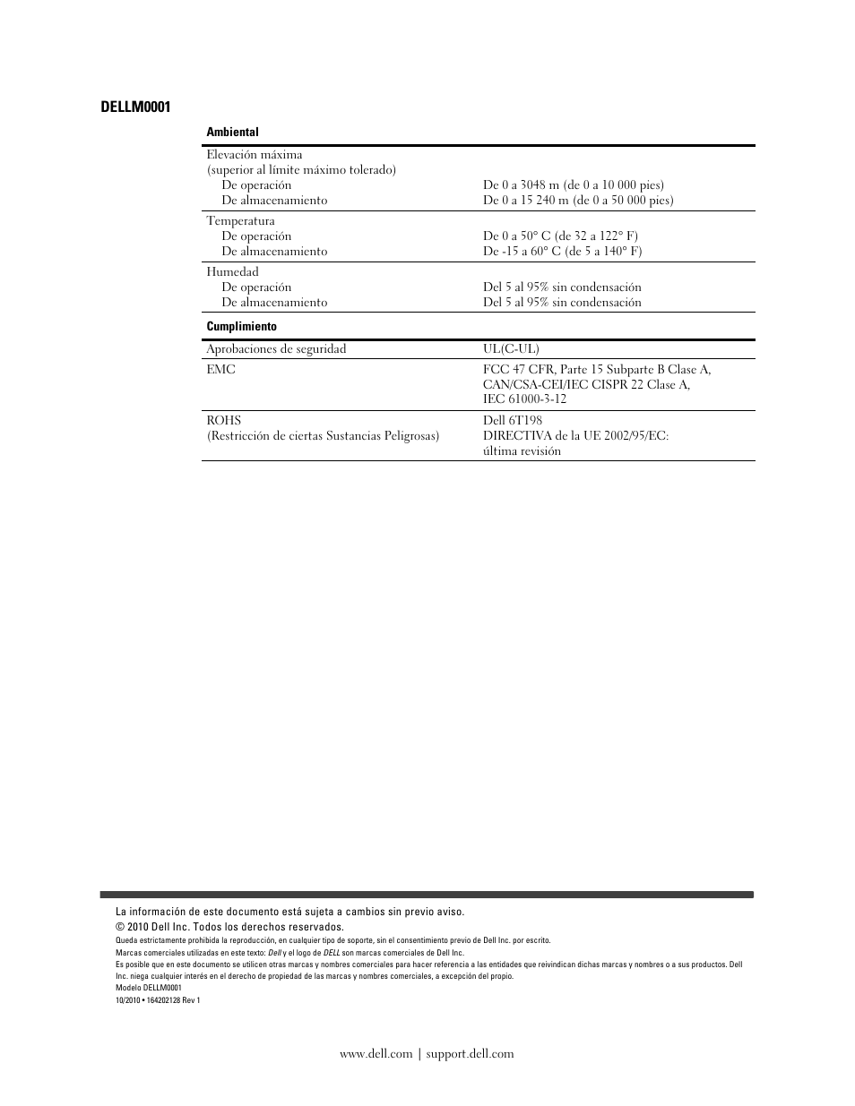 Dellm0001 | Dell Metered PDU LCD User Manual | Page 10 / 10