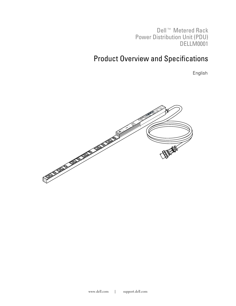 Product overview and specifications | Dell Metered PDU LCD User Manual | Page 2 / 10