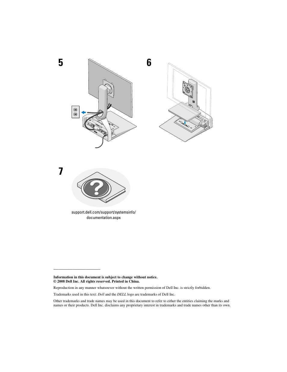 Dell E-Flat Panel Stand User Manual | Page 2 / 2