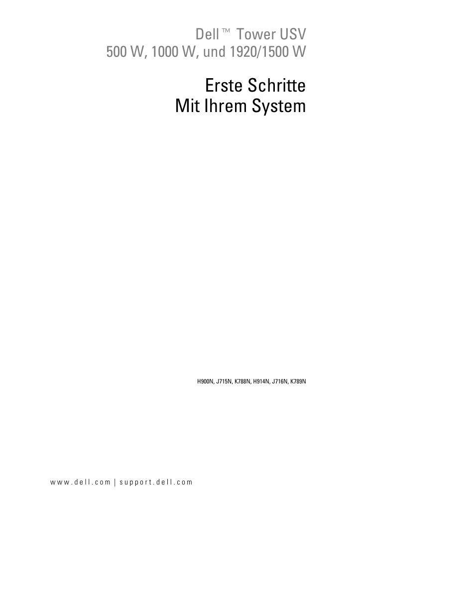 Erste schritte mit ihrem system | Dell UPS 1920T User Manual | Page 27 / 112
