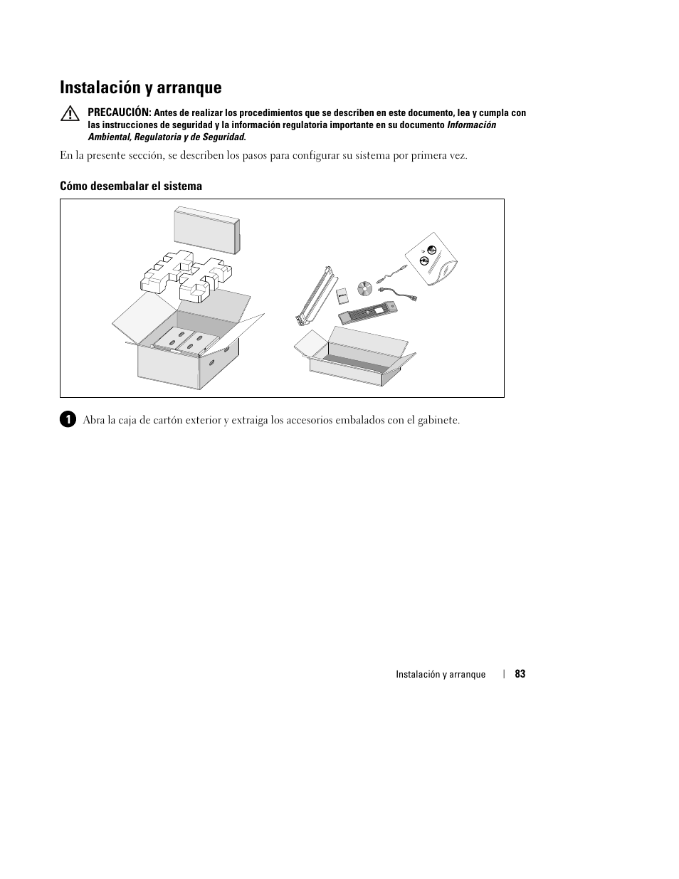 Instalación y arranque | Dell UPS 2700R User Manual | Page 87 / 184