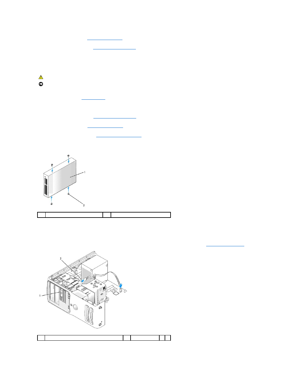 Installing a media card reader | Dell Dimension 9200 User Manual | Page 34 / 63