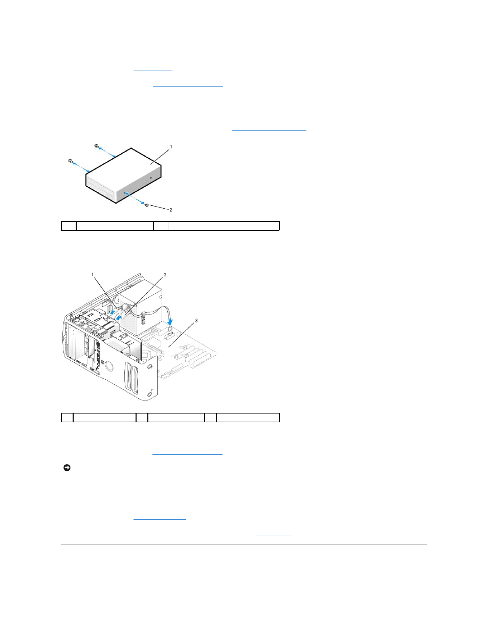 Battery | Dell Dimension 9200 User Manual | Page 36 / 63