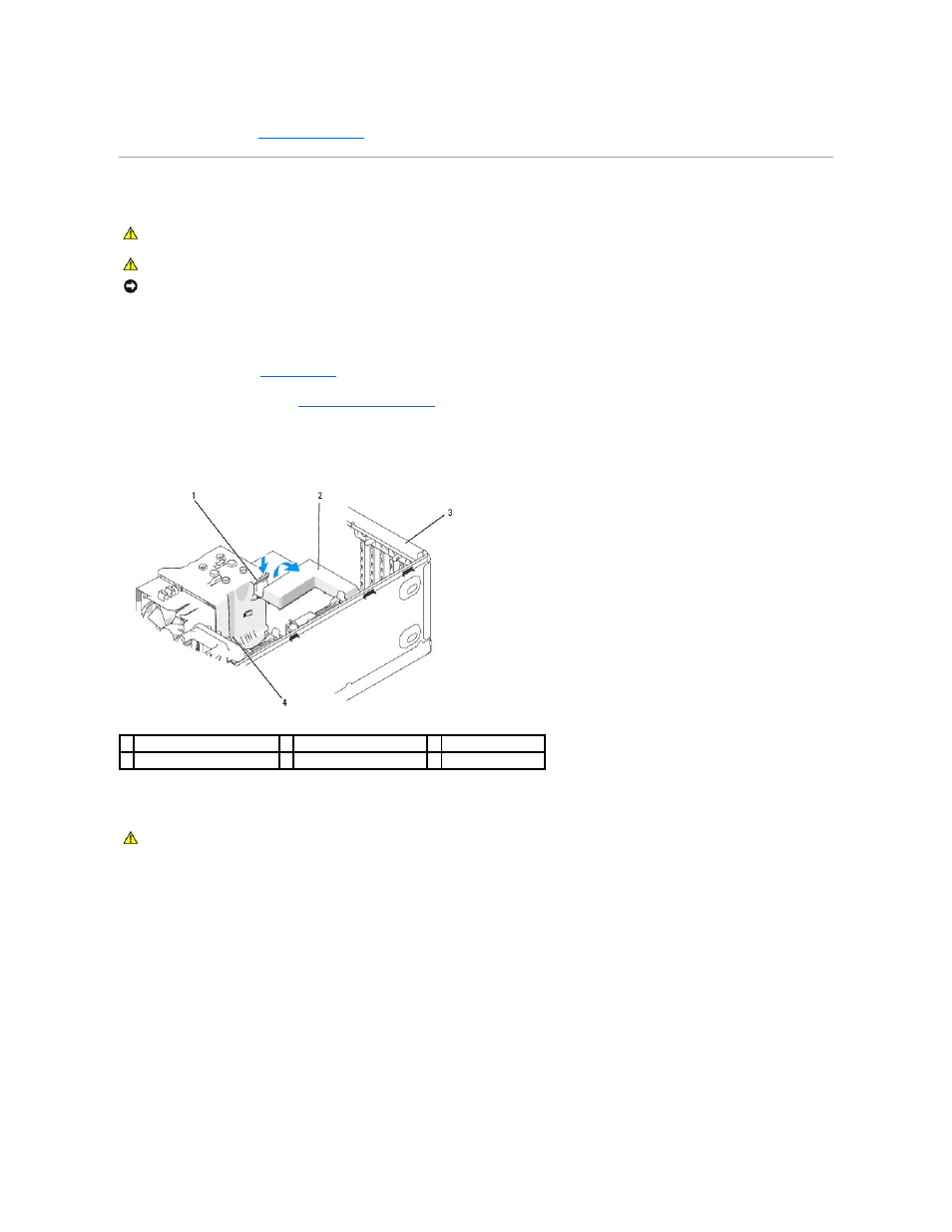 Processor fan, Removing the processor fan | Dell Dimension 9200 User Manual | Page 45 / 63
