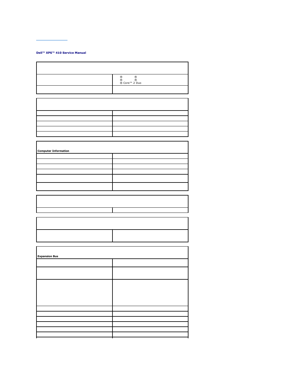 Specifications | Dell Dimension 9200 User Manual | Page 50 / 63