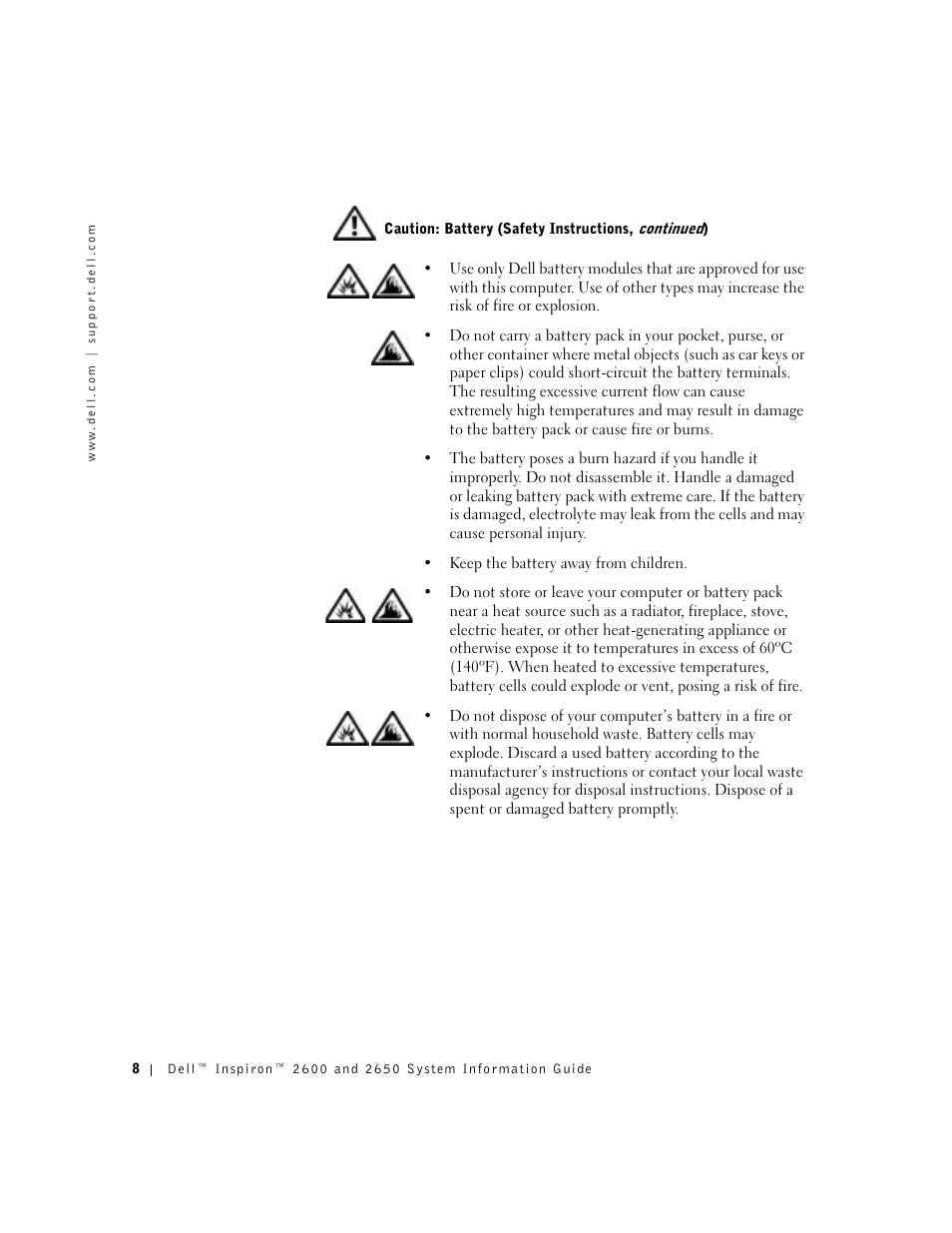 Dell Inspiron 2650 User Manual | Page 10 / 168