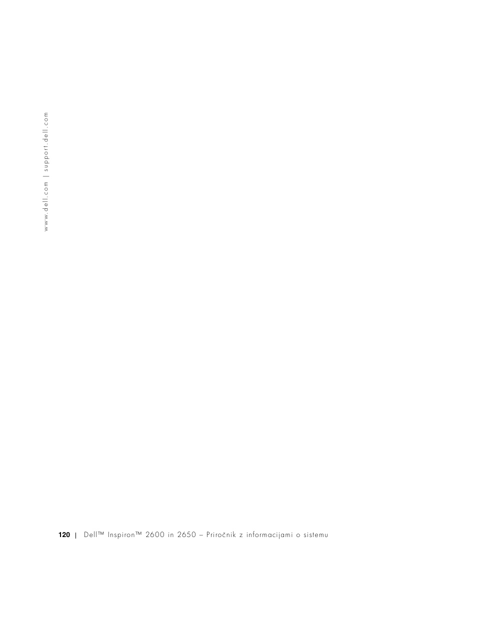 Dell Inspiron 2650 User Manual | Page 122 / 168