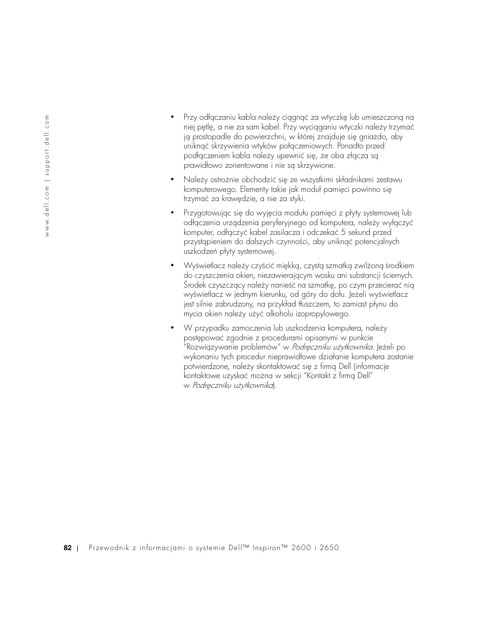 Dell Inspiron 2650 User Manual | Page 84 / 168